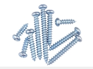 High Strength Hardened Carbon Steel Galvanized Large Flat Head Self Tapping Screws M4.2 #8
