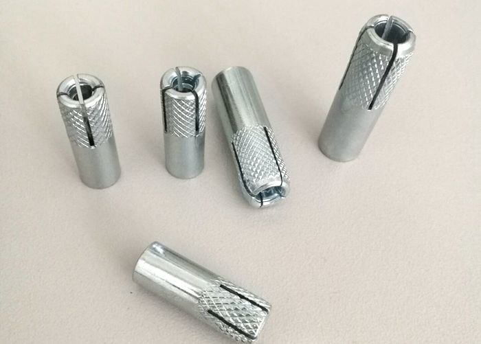 Zinc Plated Drop In Anchor / Concrete Expansion Anchors M6M20 DIN BSW