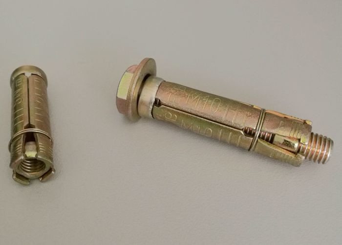 High Strength 4PCS Fixing Split Bolt Anchor , Shield Expansion Concrete