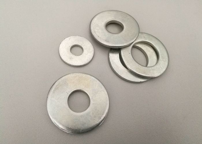 DIN125 Metric Metal Flat Washers , Colored Curved Washers With Iron