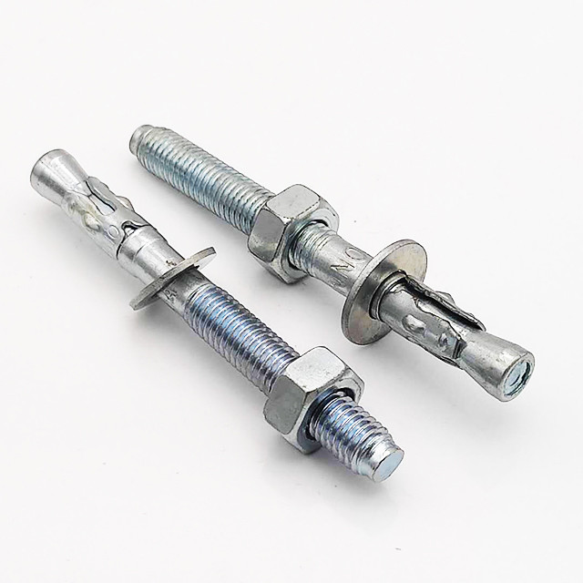 M10*120mm Wedge Anchor Bolt Carbon Steel Zinc Plated