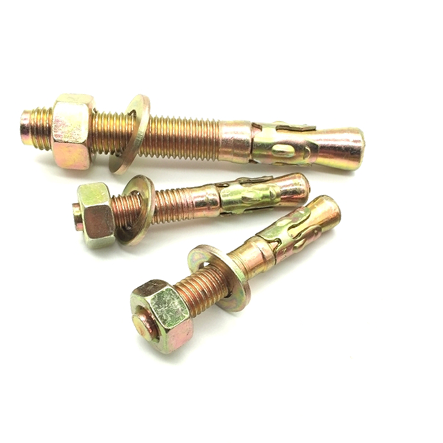 Grade 4.8 , 8.8 Through Blot Expansion Anchor Bolt / Sleeve Anchor for