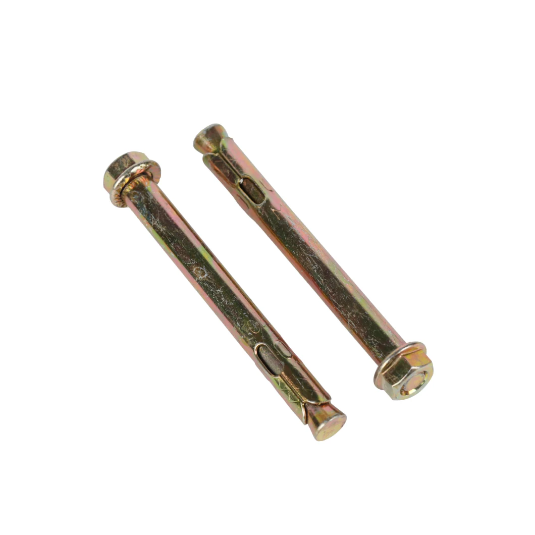 Projection Anchor Bolt Anchor 4PCS Heavy Duty Yellow Zinc Plated Fix Bolt