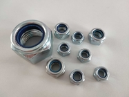 Fasteners Din 985 Lock Nut Carbon Steel Zinc Plated Blue And White