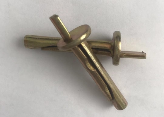 Yellow White Zinc Plated Chemical Anchor Bolt Carbon Steel Celling Anchor 6*40mm 6*60mm