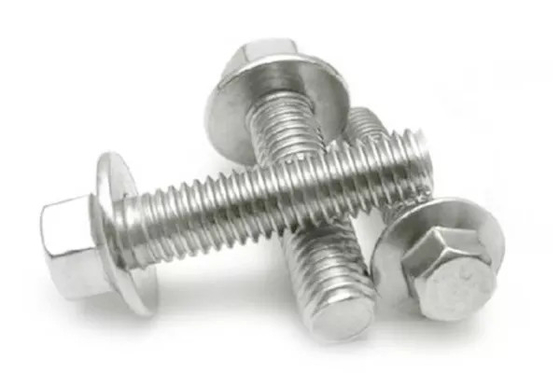 M10 X 1.25 Hex Head Flange Bolt Yellow Zinc Plated