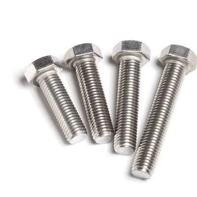 Zinc Plated Din 933 Carbon Steel Hexagon Bolt M3-M56 Galvanized Buildings