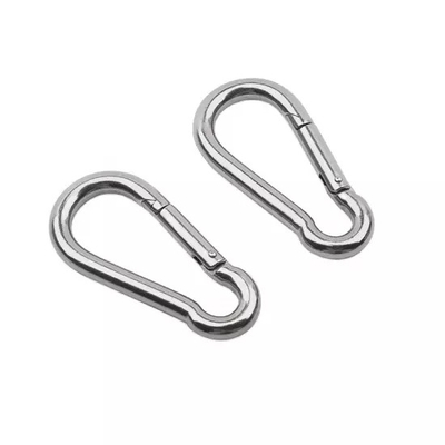 Carbon / Stainless Steel Simple Snap Hook Carabiner M4 For Rigings