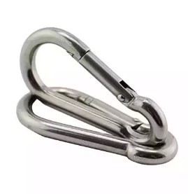 Carbon / Stainless Steel Simple Snap Hook Carabiner M4 For Rigings