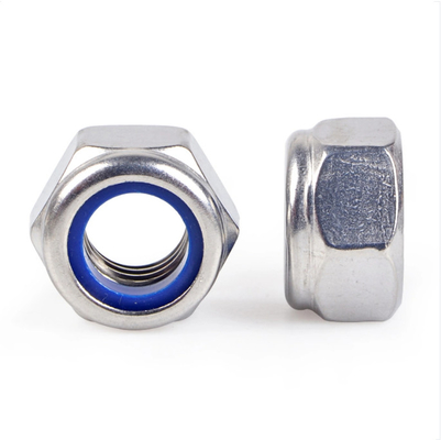 Metric UNC Carbon Steel Stainless Steel Zinc Plated Nylon Lock Nut DIN985