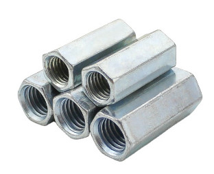 Zinc Planted Din 6334 M12 M16 Hex Head Nuts Carbon Steel Standard ISO CE