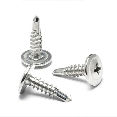 Cross Recessed Pan Head Screw With Collar Heavy Duty Self Drilling Screws DIN967