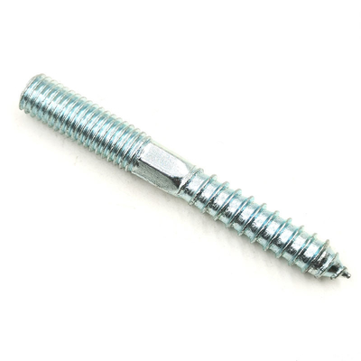 High Strength Steel Hanger Bolt Zinc Plated Carbon M6-12