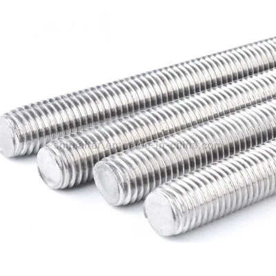 Fasteners Zinc Grade 4.8 Full Threaded Rod Carbon Steel Q195 Steel Din 975 M6*1m