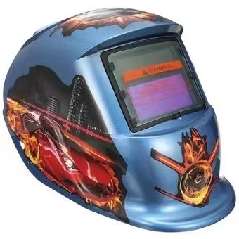 Red Colour Odm Self Darkening Welding Helmet Pp Material