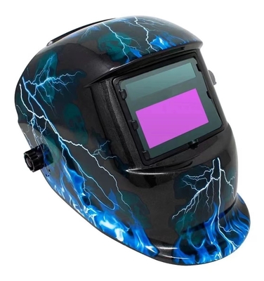 Red Colour Odm Self Darkening Welding Helmet Pp Material