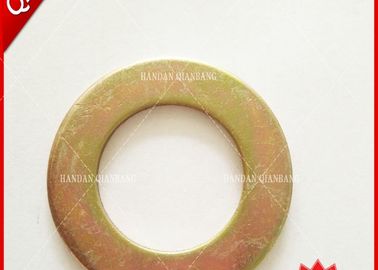 Iron Material Flat Washer With Yellow Zinc Color Hardware Fasteners M2, M6, M8 Size