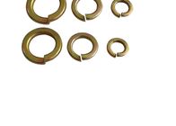 M16 Size carbon Steel Spring Washer DIN127 With Yellow Zinc Plated Color