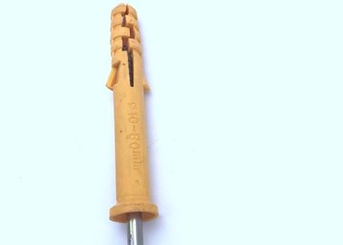 Yellow Expanion Nylon Nail In Anchor Concrete Anchors For Building Materials