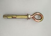 Metal Anchor Bolts Eye Bolts Of Iron Material With Yellow Zinc Color