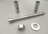 Mechanical Chemical Anchor Fixings , Wall Anchor Bolts White Zinc Color