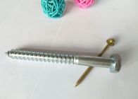 Iron Material Hex Head Wood Half Thread Self-Drilling Screws With Blue &amp; White Zinc​