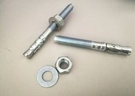M6-M24 Expansion Anchor Bolt / Anchor Wedge Bolts With Blue &amp; White Zinc Plated
