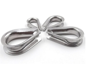 Chicken Heart Wire Rope Ring Fasteners Carbon Steel Zinc Plated For Industry