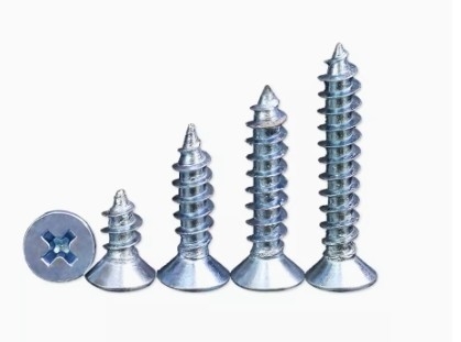 Self Tapping Screw 304 316 Wood Screws For Wood Cross Countersunk Head