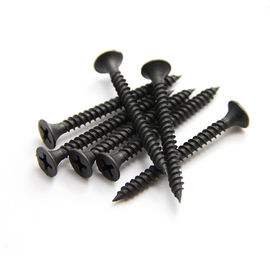 High Strength Dry Wall Screw Cross Flat Head Self Tapping Screw Black Fiber Gypsum