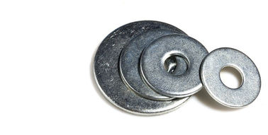 Galvanized Din 125 M20 Steel Flat Washers Carbon Material