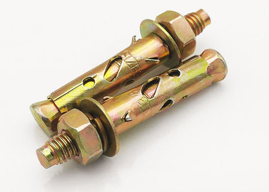 yellow /white zinc planted Anchor Bolt Antiskid Shark Fin Type M6 zinc planted finished