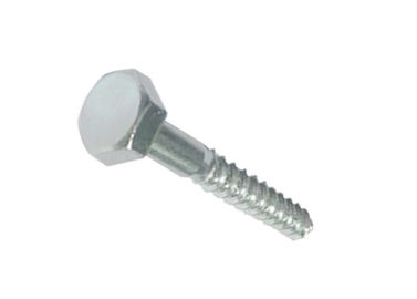 Hex Head Wood Screws Carbon Steel White Zinc Plated DIN571 M6-M12 For Fasteners
