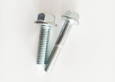 Zinc Plated Carbon Steel Metric Flange Hex Bolt 6*10