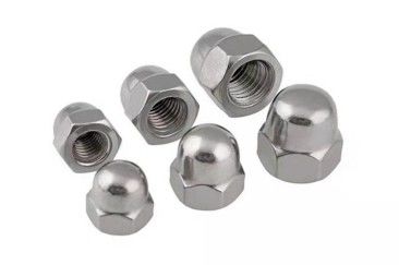 Carbon Steel Hex Domed Cap Nuts Fasteners Din 1587 One Piece