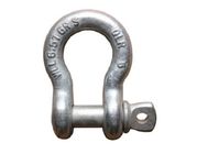Marine Hardwares 10mm Screw Pin Anchor Bow Shape D Shackles Steel Wire Rope Lifting
