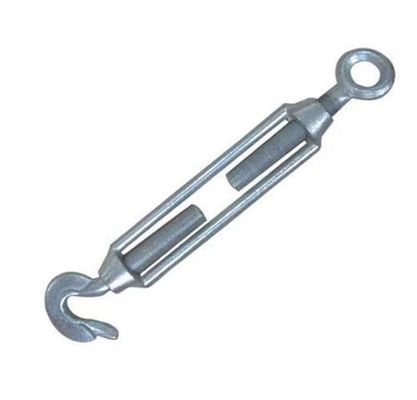 Hardware Din 1480 Turnbuckle Rigging Tool Electrogalvanizing Hot Dip Galvanizing Steel M6