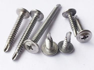 Cross large flat head/round head drill tail screw dovetail nail with cushion drill tail