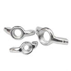 high-quality white galvanized wing nut nuts hand-tightened nuts DIN315