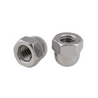 Din 1587 M20 Hex Dome Nut One Piece Zinc Plated Carbon Steel