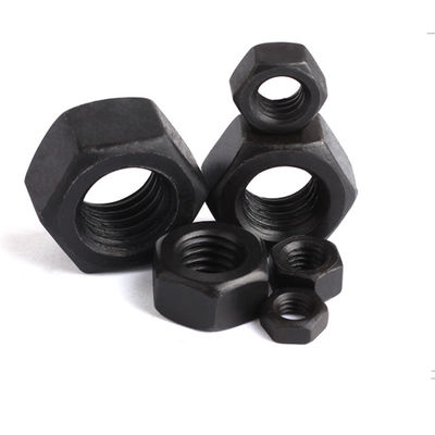 Heavy Class 2 Hex Head Nuts Carbon Steel Black Oxide Din 934 Metric