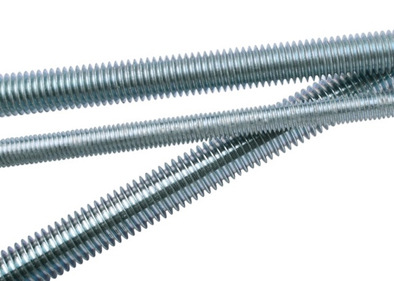 Full Thread Construction Blue White Zinc Q195 Carbon Steel DIN 975 Threaded Rod M6*1m