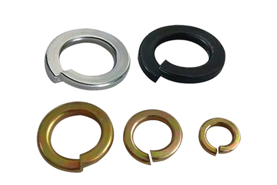 4.8 Grade Din 127 Carbon Steel Spring Washer White Zinc Hot Plating