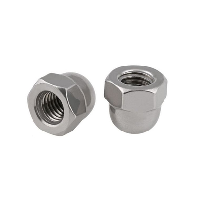 Hex Thin Nut Hexagon Domed Cap Nut , M8 M16 Hex Thin Nut One Piece Din 1587