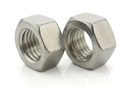M4 Hex Head Nuts Silver White Color Zinc Plated Steel Din 934 American Bsw Standard