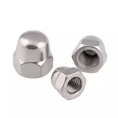 Hex Thin Nut Hexagon Domed Cap Nut , M8 M16 Hex Thin Nut One Piece Din 1587