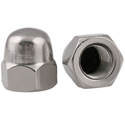 DIN1587 One Piece Hex Domed Nut Carbon Steel Galvanization M8 M20