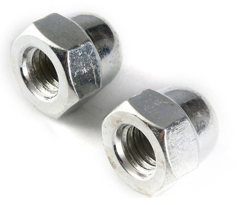 DIN1587 One Piece Hex Domed Nut Carbon Steel Galvanization M8 M20