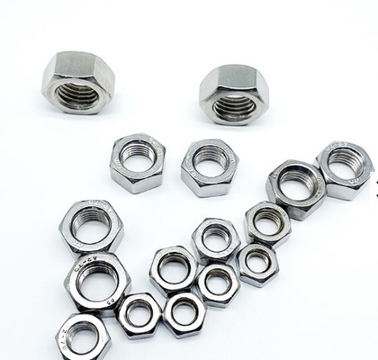 Carbon Steel M3 Hex Head Nuts Standard Zinc Plated / Hdg / Black Class 4.8/8.8/10.9