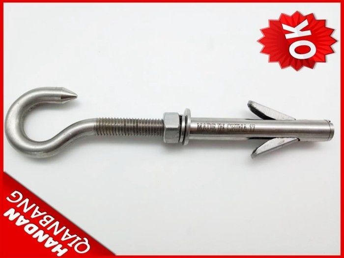 M6-M24 Metal Anchor Bolts All Powerful With White Zinc Plated Fasteners